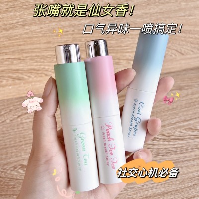 正品益生菌口腔喷雾薄荷清新口气持久口臭便携式旋转口喷清新剂图5