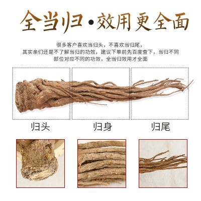 甘肃岷县当归500克包邮中药材当归非野生当归产地合作社批发直销图3