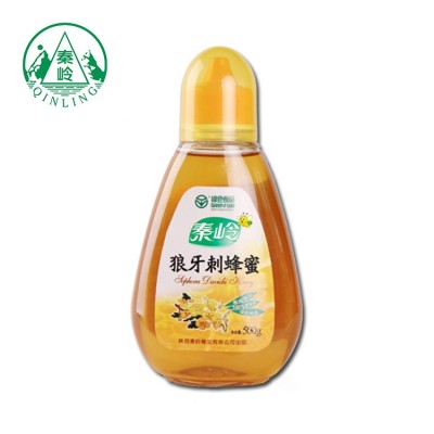 绿色食品秦岭深山生态狼牙刺蜂蜜500g成熟真蜂蜜批发量大价格优惠图2