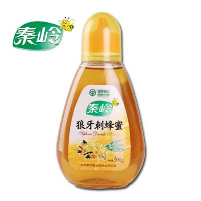 绿色食品秦岭深山生态狼牙刺蜂蜜500g成熟真蜂蜜批发量大价格优惠图4