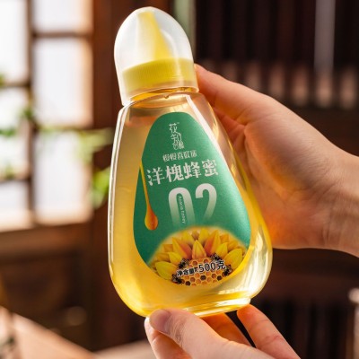 延安严选蜜源农家自产500g瓶装新鲜原蜜水白透亮浓稠液态槐花蜂蜜图2