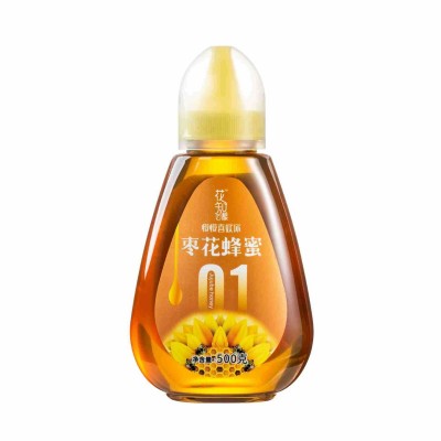 高活性原蜜枣香芬芳成熟封盖浓度高香醇甜润微黄粘稠液态枣花蜂蜜图4