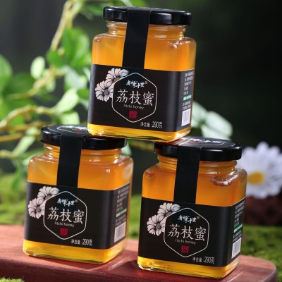 海南火山口290克小罐原蜜蜂糖自然酿造封盖成熟粘稠液态荔枝蜂蜜图3