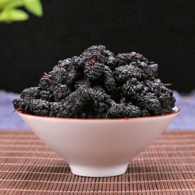 产地货源无沙桑葚子散装食用桑葚干 免洗桑葚干 批发零售黑桑葚图2