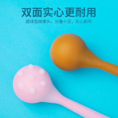 舒经活络锤硅胶按摩摧经络拍打敲打按摩捶手动健康养生光头锤图3