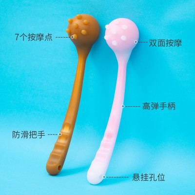 舒经活络锤硅胶按摩摧经络拍打敲打按摩捶手动健康养生光头锤图2