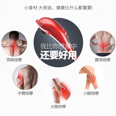 亚马逊海豚按摩器棒锤肩颈敲打颈椎腰部全身经络捶背部震动仪图2