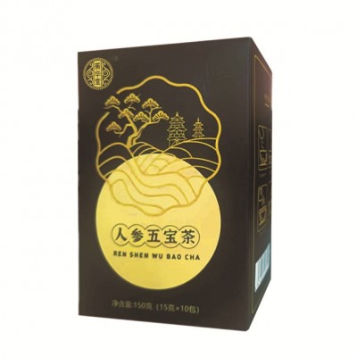 蘅华堂人参五宝茶 黄精枸杞茶桑椹茶组合花茶茶盒装批发代发图5