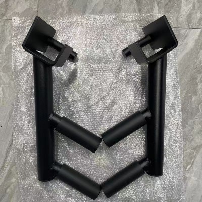 双杠臂屈伸握把龙门架深蹲架配件曲臂把手宽距窄距胸肌二头肌锻炼图4