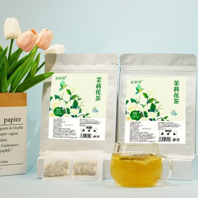 【东方某树平替版】扶世堂茉莉绿茶浓香型绿茶可冷泡茉莉飘 雪60包图2
