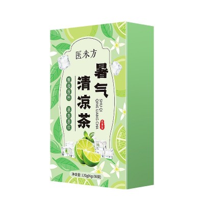 暑气清凉茶清凉薄荷茶柠檬金银花菊花茶养生茶解暑降温避暑茶包图4