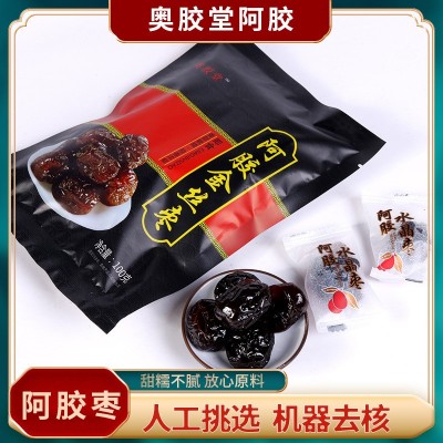 阿胶蜜枣山东金丝枣100g独立包装无核红枣蜜饯零食伴手礼阿胶枣图4