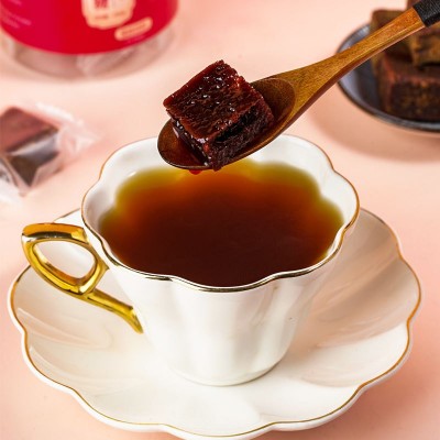 南京同仁堂红糖姜茶枣茶大姨妈原味甘蔗红糖块独立包装200g瓶装图2