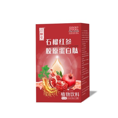 泛膳堂石榴红参胶原蛋白肽150m l植物饮品 源头工厂批发定 制OE M图5