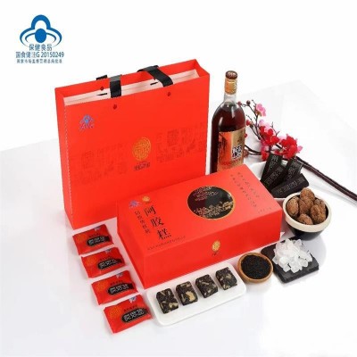 东阿东韵阿胶糕礼盒 工厂现货阿胶固元糕阿胶块阿胶膏饮品套装