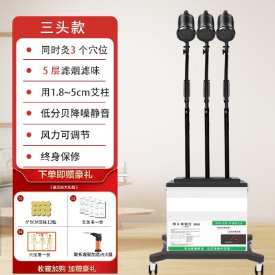 艾灸器仪家用理疗仪无烟明火艾灸烟雾净化一体机活性炭过滤图5