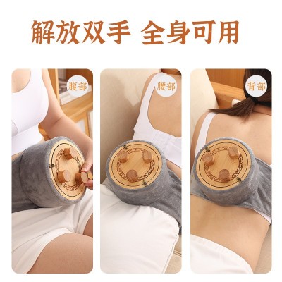 腹部艾灸盒随身灸家用无烟全身通用器具竹木制艾灸罐艾灸器 材一体图3