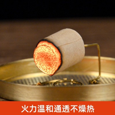 药益宝艾叶艾条艾柱54粒非无烟家用纯艾随身灸三年陈野艾草批发图4