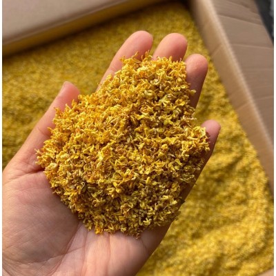 新货桂花干 散装干桂花 广西挑选金桂花茶 产地直供 量大价优图2