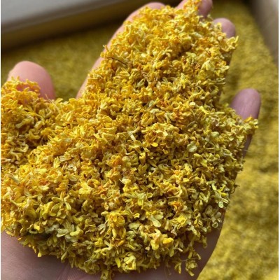 新货桂花干 散装干桂花 广西挑选金桂花茶 产地直供 量大价优图3