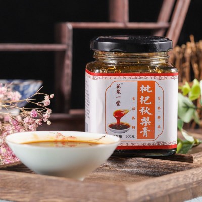 枇杷秋梨膏 雪梨膏 阿胶八珍膏 化橘红膏300克瓶装图2