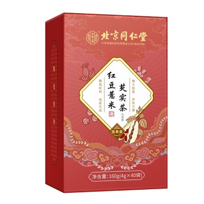 北京同仁堂内廷上用塔木金红豆薏米芡实茶批发160g图4