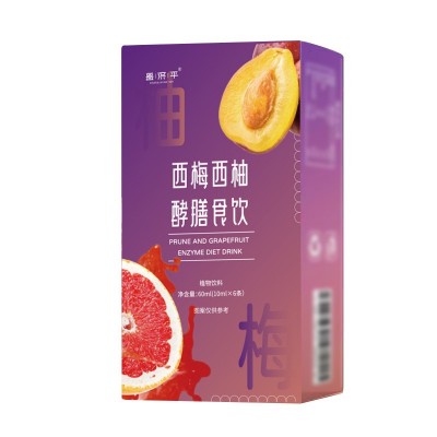【昌济平】西梅西柚酵膳食饮60ml 植物饮料 源头工厂 支持代发图5
