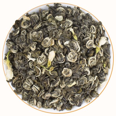 茉莉花新茶 广西横县茉莉曲螺花茶 茉莉玉螺王 浓香型茉莉绿茶图5