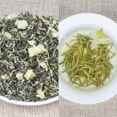 雅安茉莉花茶叶四川飘雪新茶 茉莉飘雪茶叶 茉莉花茶叶散装批发图4