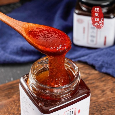 祖医铺子 山楂六物膏 果肉丰富 300g玻璃瓶装 源头厂家 量大价优图4