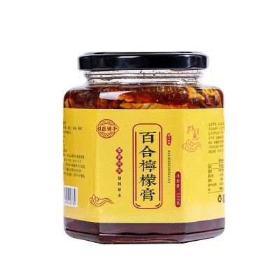 祖医铺子 百合柠檬膏500g瓶 真材实料 源头厂家 量大价优图5