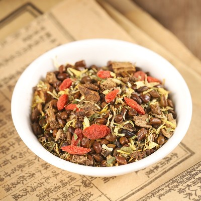 菊花决明子茶 代用盒装养生茶150克牛蒡根桂花茶源头厂家图3