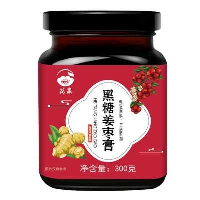 黑糖姜枣膏厂家发货蜂蜜 阿胶红枣枸杞姜丝膏滋一件代发量大价优图5