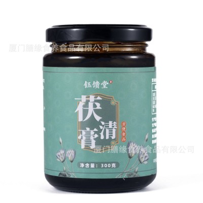 300克人工熬制伏湿膏茯清膏 口臭长痘舌苔黄文火慢熬薏湿膏滋批发图5