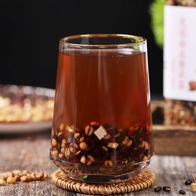 炒薏米赤小豆芡实茯苓茶熟薏苡仁养生茶红豆薏米炒熟泡水330/瓶图2
