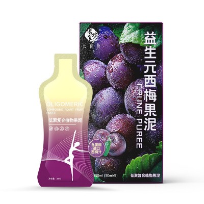长食坊益生元西梅果泥成人果泥水果泥西梅泥蔬菜植物泥批发可代发图5