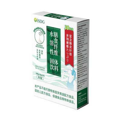 ISDG 水溶性膳食纤维粉6g*30包 菊粉成人益生元可溶性膳食纤图5
