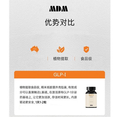 跨境澳洲原装GLP-1胶囊锡兰肉桂藤黄果高浓度反式白藜芦醇胶囊OEM图4
