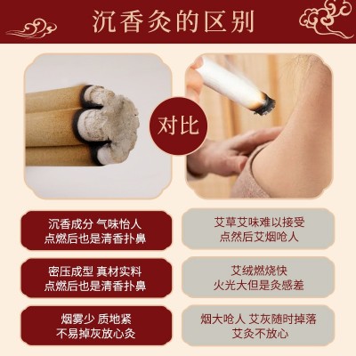 绿莹沉香灸沉香艾条艾柱批发艾灸柱香灸手持灸沉香艾条艾灸条艾柱图2