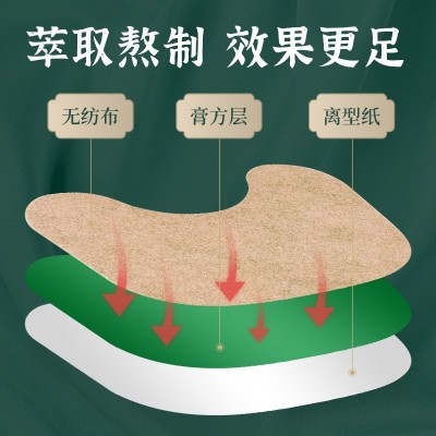 广药白云山艾草膝盖贴 颈椎贴 腰椎肩周贴艾叶富贵包艾灸贴关节贴图3
