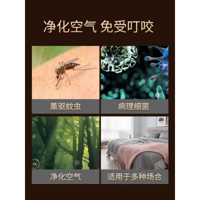 轻便盒装艾条香熏艾绒防蚊虫艾条室内外艾草制品家用艾叶 熏香渣条图2