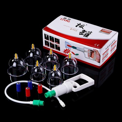 厂家批发康铃6罐磁疗真空拔罐器，套装礼品拔火罐家用拔气罐,图4