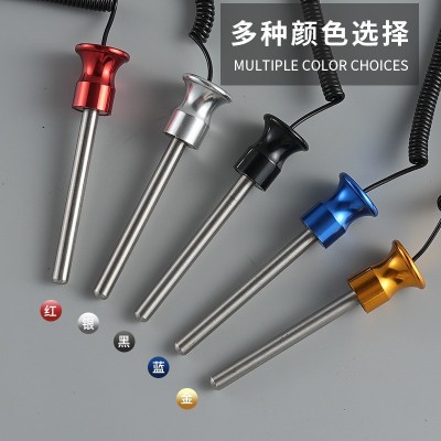 跨境健身器材插销配重片磁力插销健身房器械带线拔销铝制器材配件图3