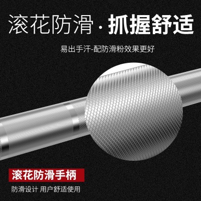 奥杆卡扣商家用健身房深蹲2.2m直杆举重器材扛铃轴承铜套哑杠铃杆图2