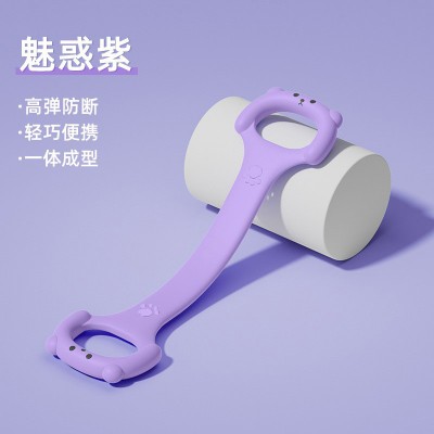 8字拉力器女开背练肩瘦背健身家用瑜伽拉伸带加粗弹力绳一件代发图5