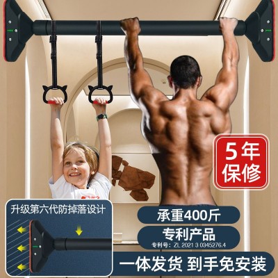 源头工厂门上单杠家用室内墙体免打孔防脱落吊杠引体向上健身图2
