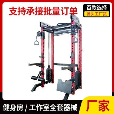 商用多功能综合训练器史密斯机龙门架REP不锈钢深蹲架健身器材图2