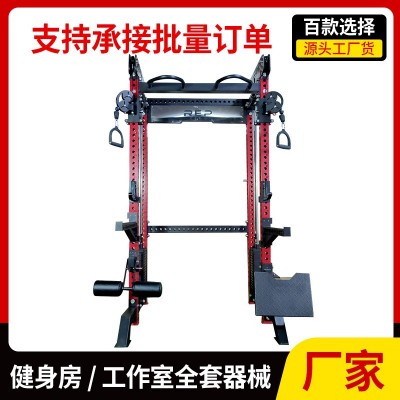 商用多功能综合训练器史密斯机龙门架REP不锈钢深蹲架健身器材图4