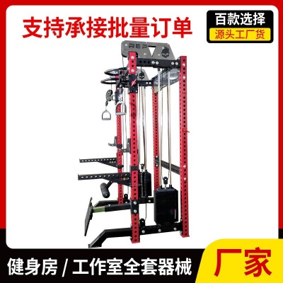 商用多功能综合训练器史密斯机龙门架REP不锈钢深蹲架健身器材图3