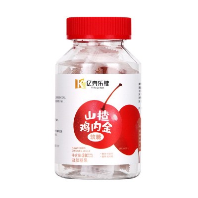 成人儿童开胃山楂鸡内金软糖独立小包开袋即食软糖源头工厂现货批图5